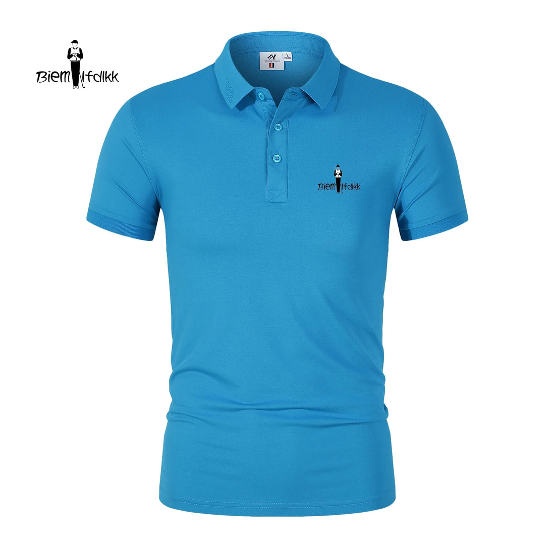 Summer short sleeved polo shirt men's casual style striped top T-shirt breathable cool high-end business 2024