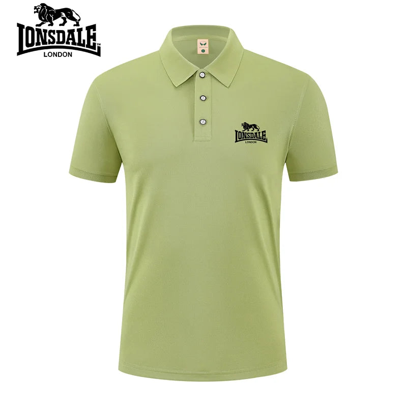 Men's Golf Polo Shirt 2026 New Summer Casual Breathable Short Sleeve Collar Business Shirt Golf Men's Top