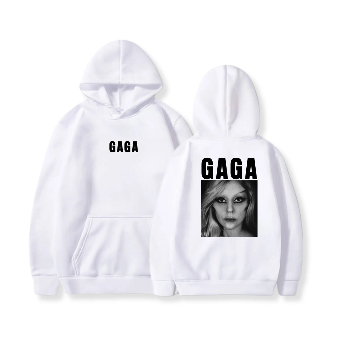 Autumn Winter Hoodies Lady Gaga Ablum Graphic Oversized Women Men Streetwear Fleece Warm Sweatshirt Female Male Tracksuits Coats - ATFH