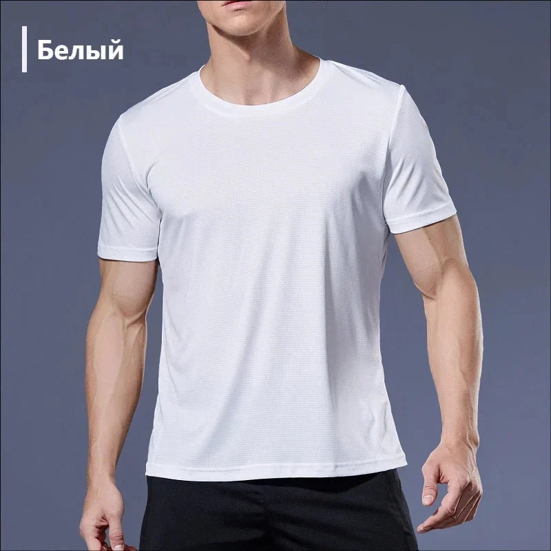Compression Shirt for Men Quick Dry Running T-Shirt Fitness Training Exercise Gym Sport Top Cycling Fitness Clothes