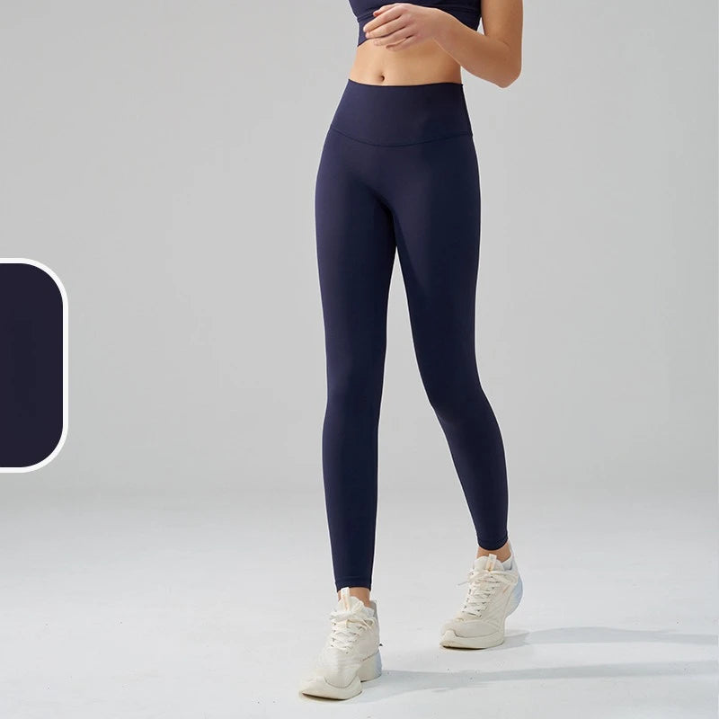 New 35 Colors Naked Feeling Yoga Pants High Waist Seamless Leggings Sport Women Fitness Gym Leggings With Pocket - ATFH