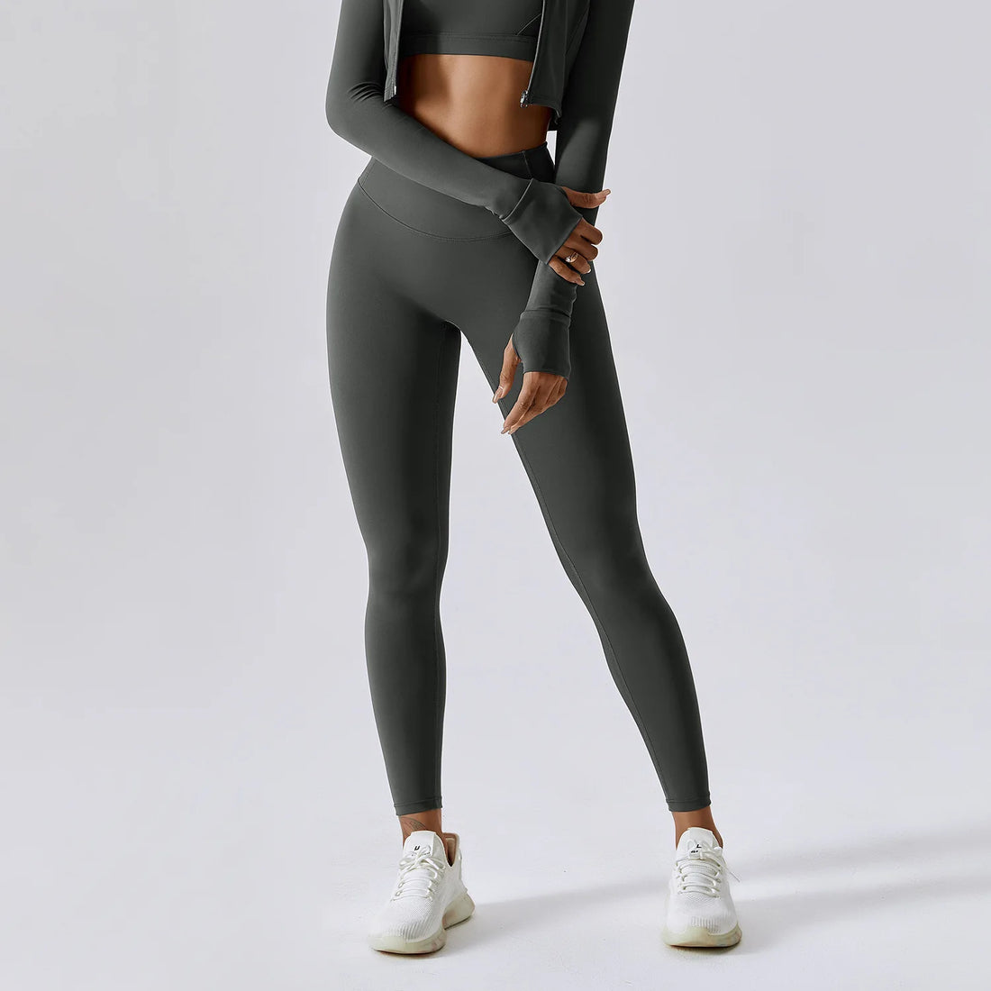 Women's Gym Push Up Yoga Pants Nude Feeling Sports Clothes Elastic High Waist Buttock Lifting Sports Fitness Tight Sweatpants - ATFH