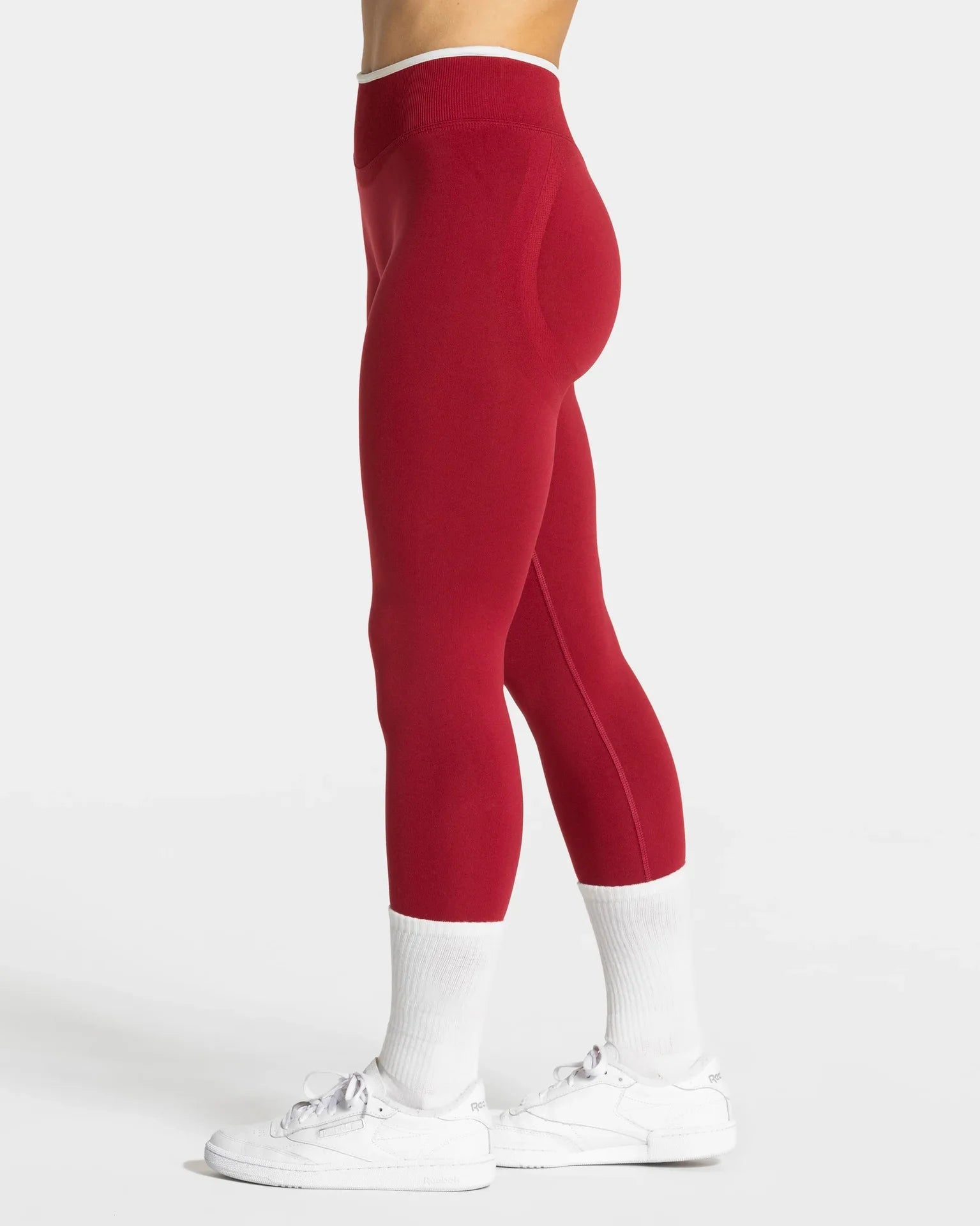 Contrast Seamless Yoga Pants Women's High Waist Hip-lifting Quick-drying Naked Soft Stretch Tight Slimming Peach Hip Fitness Pan ATFH