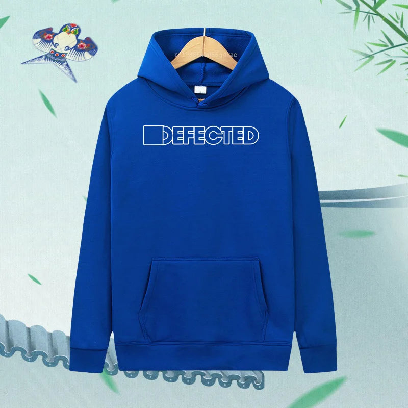 Autumn Velvet Plus Size Letter Efected Hoodie Women Man Sweatshirts Harajuku Fashion Casual Streetwear Clothing 15 Colors 411 - ATFH