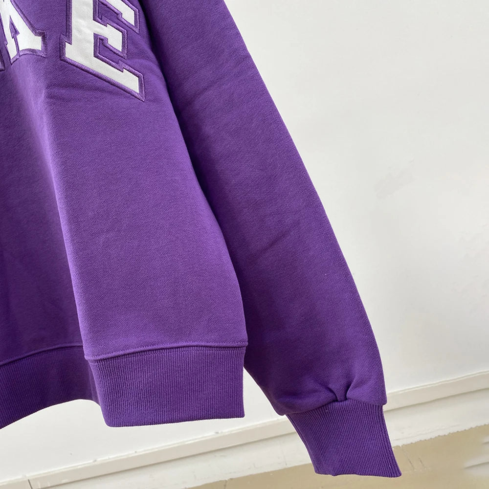 Rowan AAPKY036 Women O-Neck Long Sleeve Female Pullover Letter Embroidery Sweatshirts Vintage Casual Sports Lady Top 2026 - ATFH