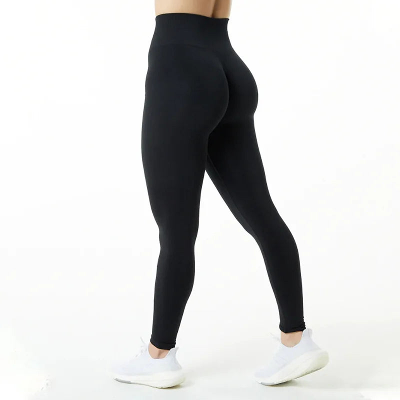 Amplify Effortless Leggings For Women Push Up Booty Legging Scrunch Butt Stretch Workout Gym Tights Fitness Seamless Yoga Pants - ATFH