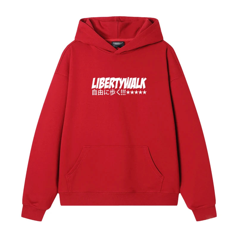 High Quality Liberty Walk printed Hoodies Men women harajuku car Graphics Sweatshirt Unisex Fleece vintage Long sleeve pullovers - ATFH
