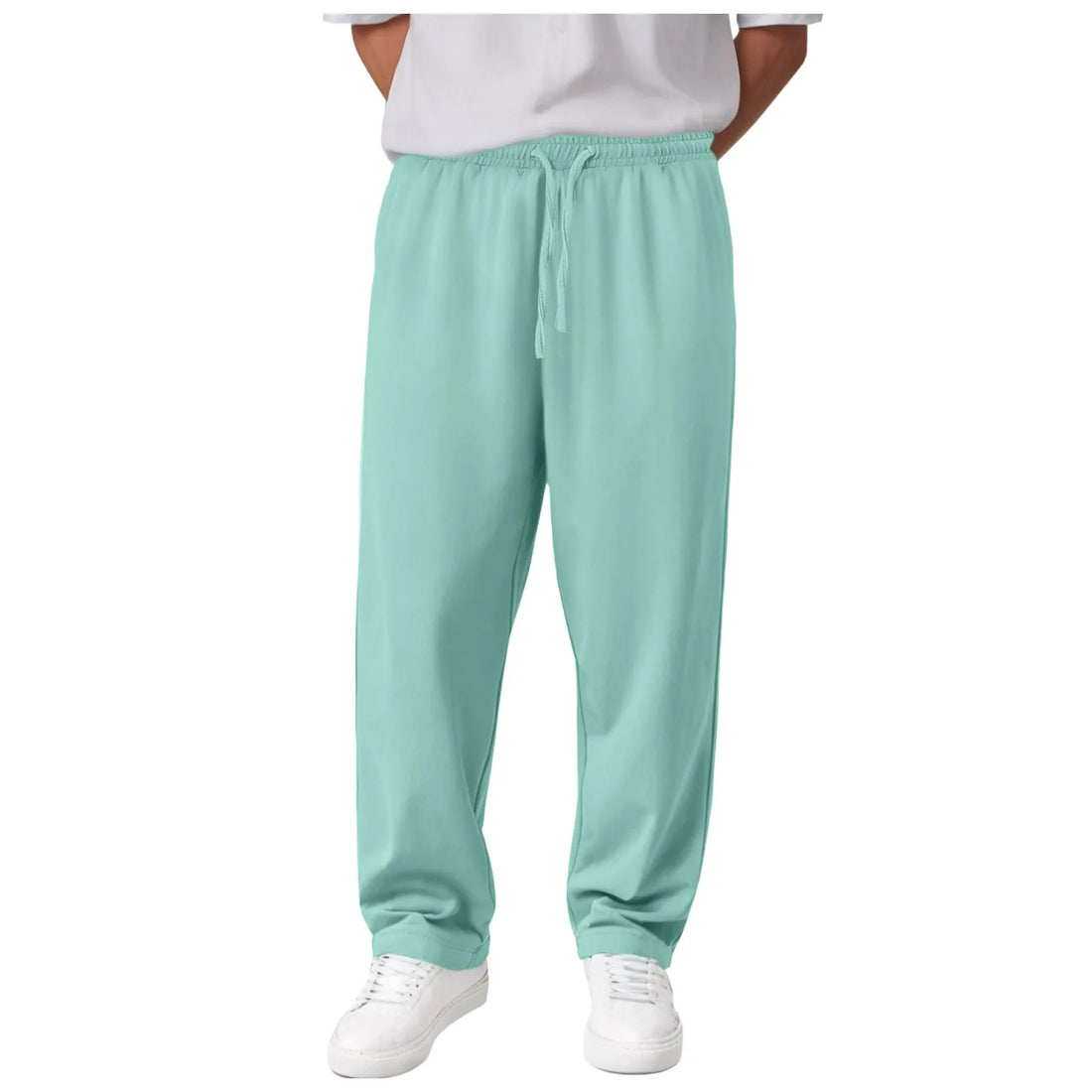 Men'S Casual Pants Stretch Waist Mens Sweatpants Open Bottom Sasual Plain Vintage Trousers Pantalones En Oferta Con EnvíO Gratis