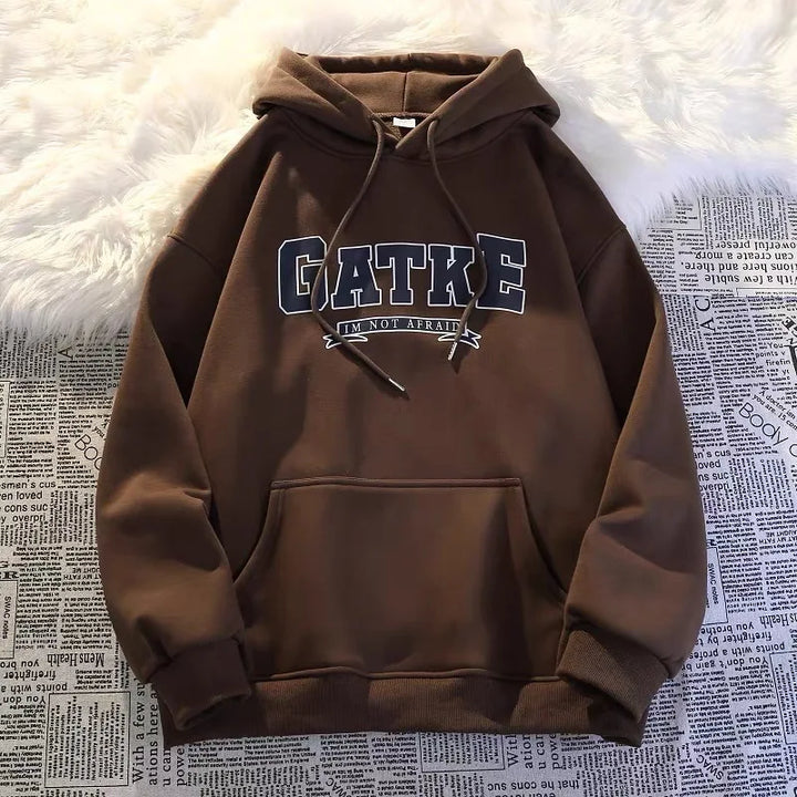 Autumn Winter Men Women Sweatshirt Print Hooded Pullovers Korean Fashion Loose Casual Hoodies Fleece Pullover Women Clothing
﻿ - ATFH