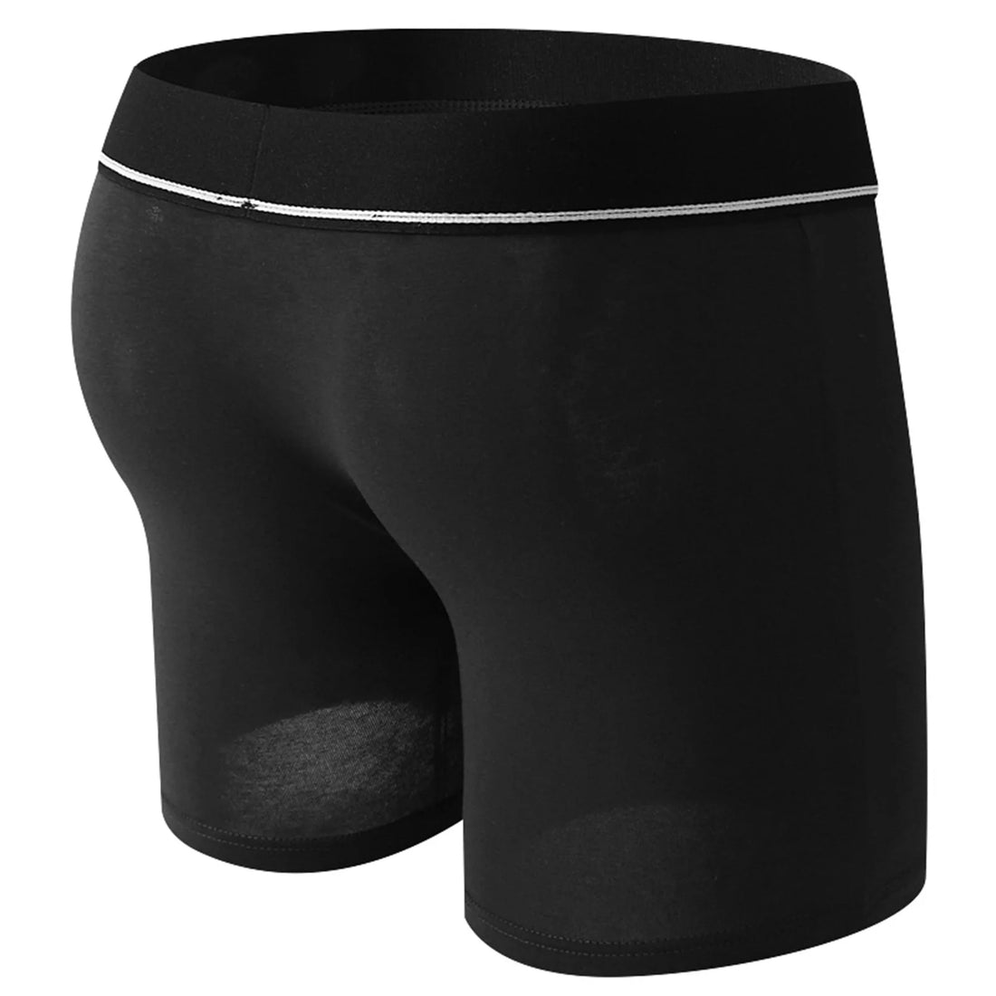 Cock Ring Men Sexy Jock Hole Boxers Cockring Man Shorts Underwear Cotton Panties Open Pouch Underpants Long Boxershorts