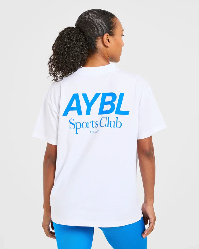 New Arrival Sports Club Oversized T Shirt Breathable Tee Top Fitness Short Sleeved T-Shirt Crew Neck T Shirt Tops Unisex Tee - ATFH