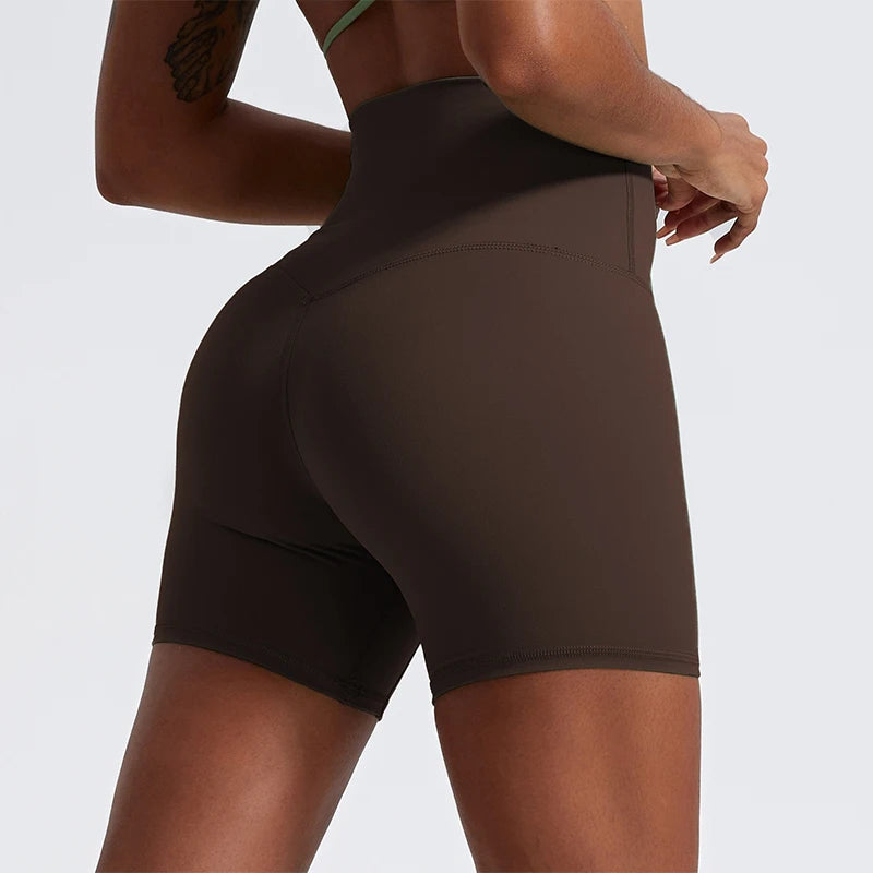 Summer Super Soft Fabric Yoga Clothing Push Up Gym Shorts Women High Waist Sports Leggings Higher Quality Workout Cycling Shorts Tahsi Fashion House