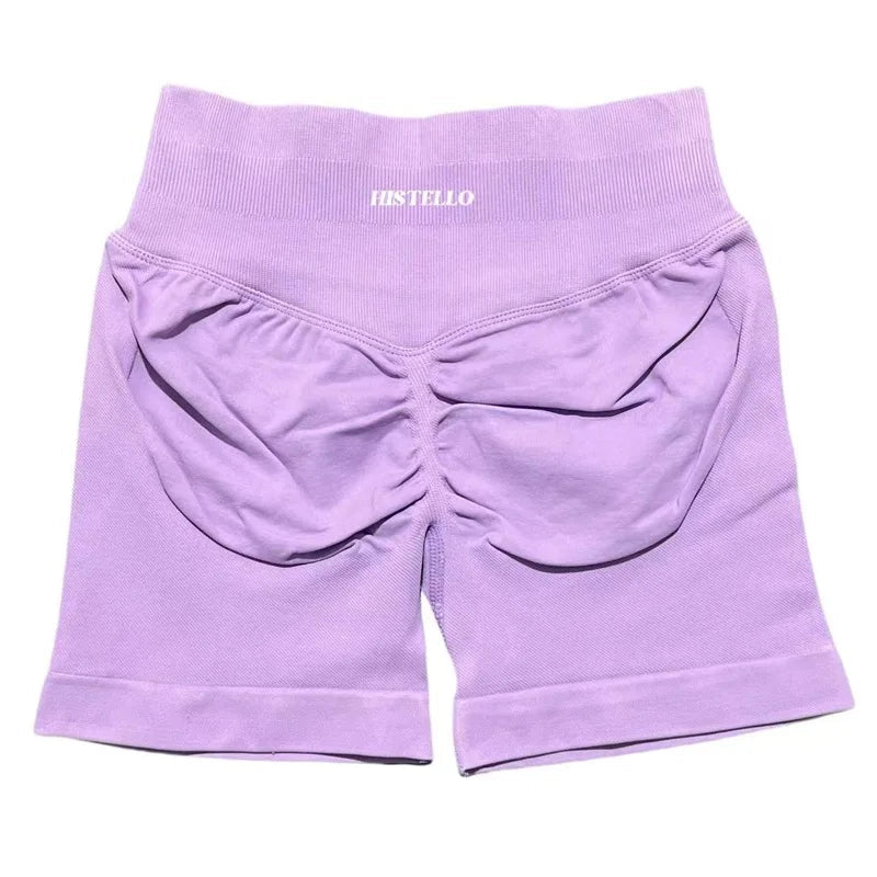 HISTELLO Sports Shorts Df Substitute High Waist Women Yoga Workout Short Seamless Leggings Stretch Fitness Running Gym Shorts Tahsi Fashion House