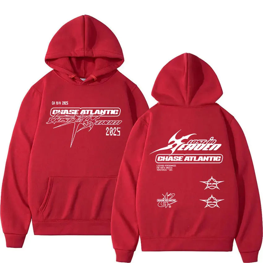 Chase Atlantic Lost in Europe and the UK Tour album Men's hoodie and hoodie Harajuku Fashion high-quality casual hoodie