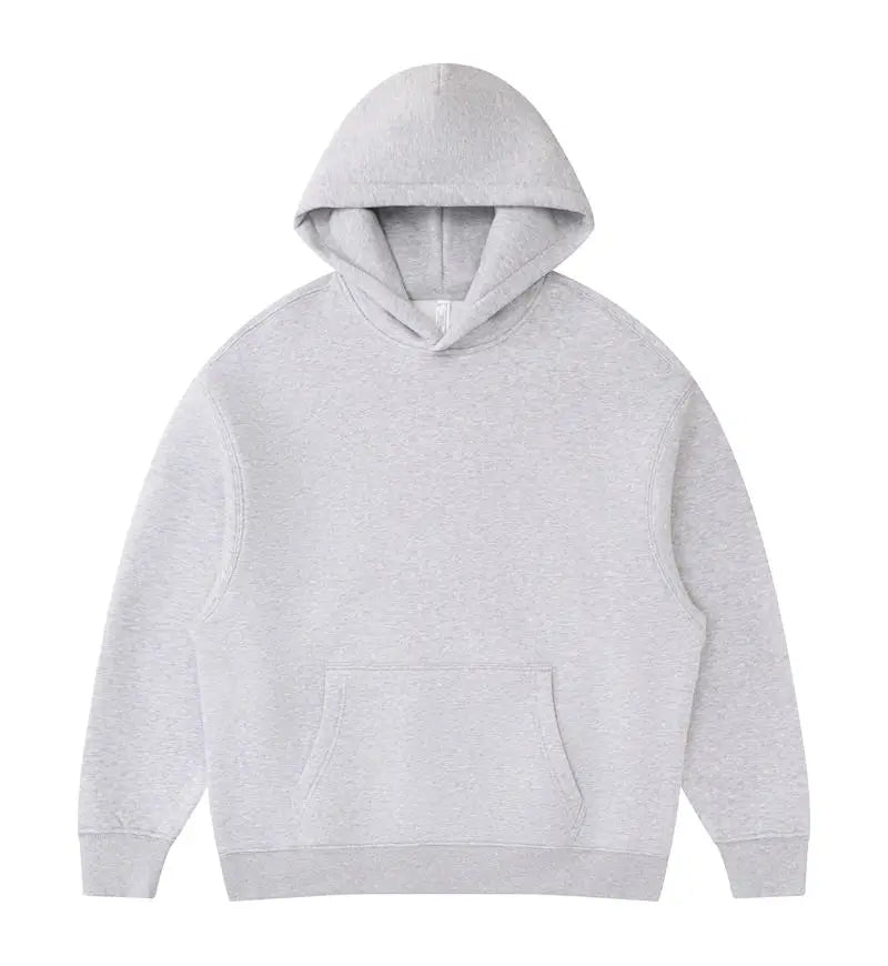 01 400GSM Hoodies Basic Fleece 20+ Colors Men Women Long Sleeve Oversized Hooded  Wholesale Sportswear Soft Unisex Jogging - ATFH