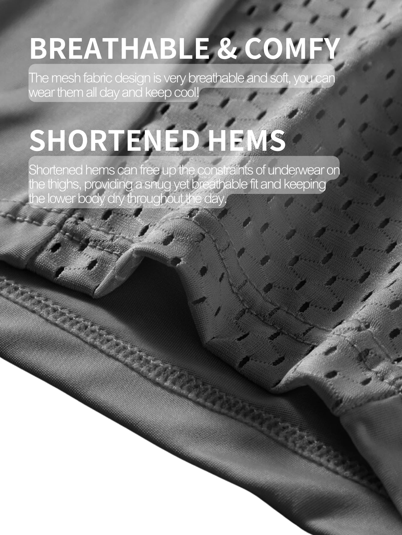 1PC Mesh Ice Silk Boxer Shorts Men's Underwear Underpants Luxury Boys Retro Panties Bamboo Lingerie Plus Size Gold Black Print