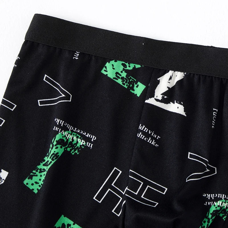 4/10-Men's Underwear Random Set Youth Quick Drying Breathable Sports Comfortable Casual Plus Size Flat Corner Pants Trendy