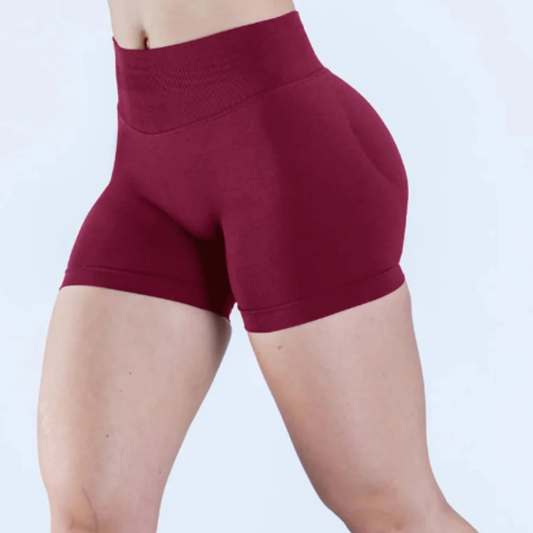 DYF Impact Seamless Sports Shorts Women Booty Yoga Shorts Quick Drying Fitness Tights Solid Workout Scrunch Customizable Lable