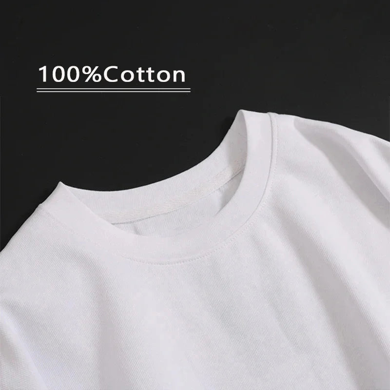 Hot Sales Cotton High-quality Embroidery Logo T-shirt Men/Women Summer Loose Short Sleeve Tops Fashion Round Neck Classic Tees ATFH