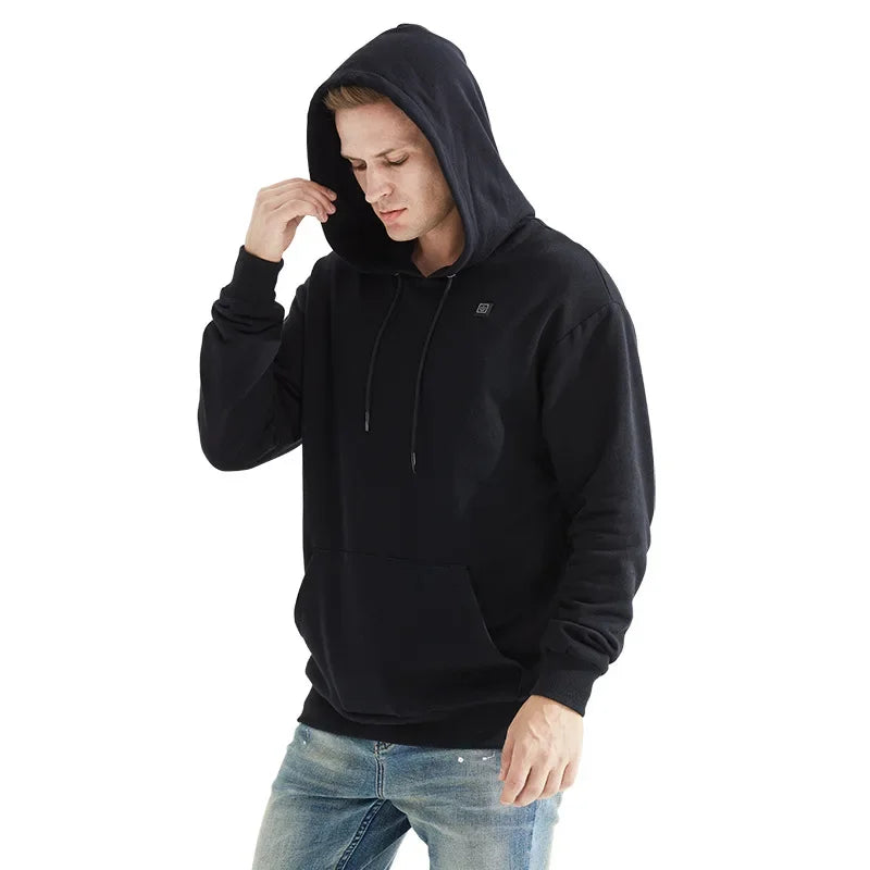 Heated Hoodies Heat Sweaters Men Women Winter Warm Heated Clothes Heat Jacket Heating Sportswear Heating Hoodies Heating Sweater - ATFH