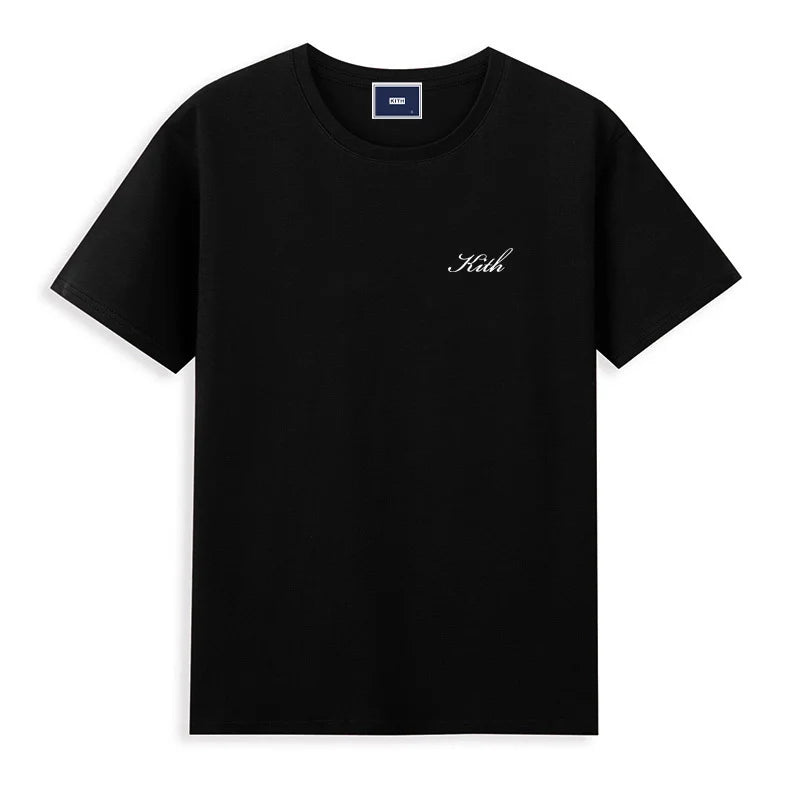 Hot Sales Cotton High-quality Embroidery Logo T-shirt Men/Women Summer Loose Short Sleeve Tops Fashion Round Neck Classic Tees ATFH