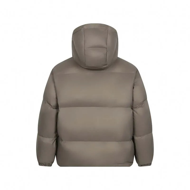 Men's Winter Warm Puffer Jacket Cotton Padded Thick Thermal Puffy Parkas Hooded Windproof Overcoat Warm Keeper Outerwear