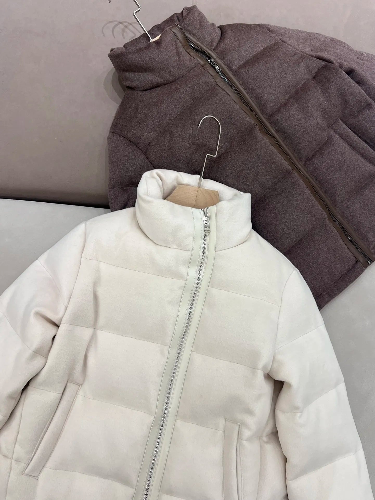 Short Down Jacket For Women Winter Warm Long Sleeve Jacket ATFH