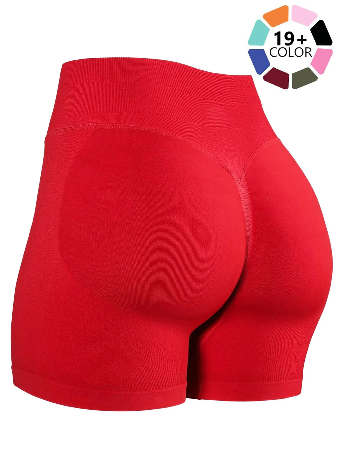 Women Workout Impact Shorts,  4.5" Scrunch Butt Lifting Gym Seamless Booty Biker Shorts Tummy control Workout scrunch shorts Tahsi Fashion House