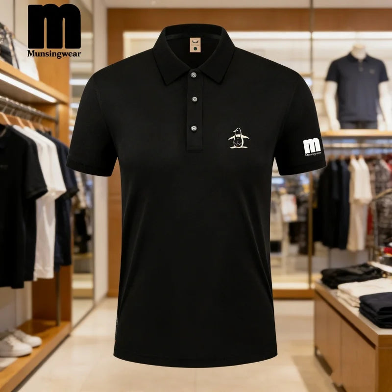 2026 Golf Polo Shirt Men's Business Polo Collar Half Sleeved Top New Summer Casual Short Sleeved T-shirt for Men An