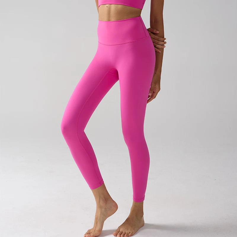 High Waist Naked Feeling Leggings Women Fitness Running Yoga Leggings Pants Energy Gym Tight Leggings Casual Workout Leggings - ATFH