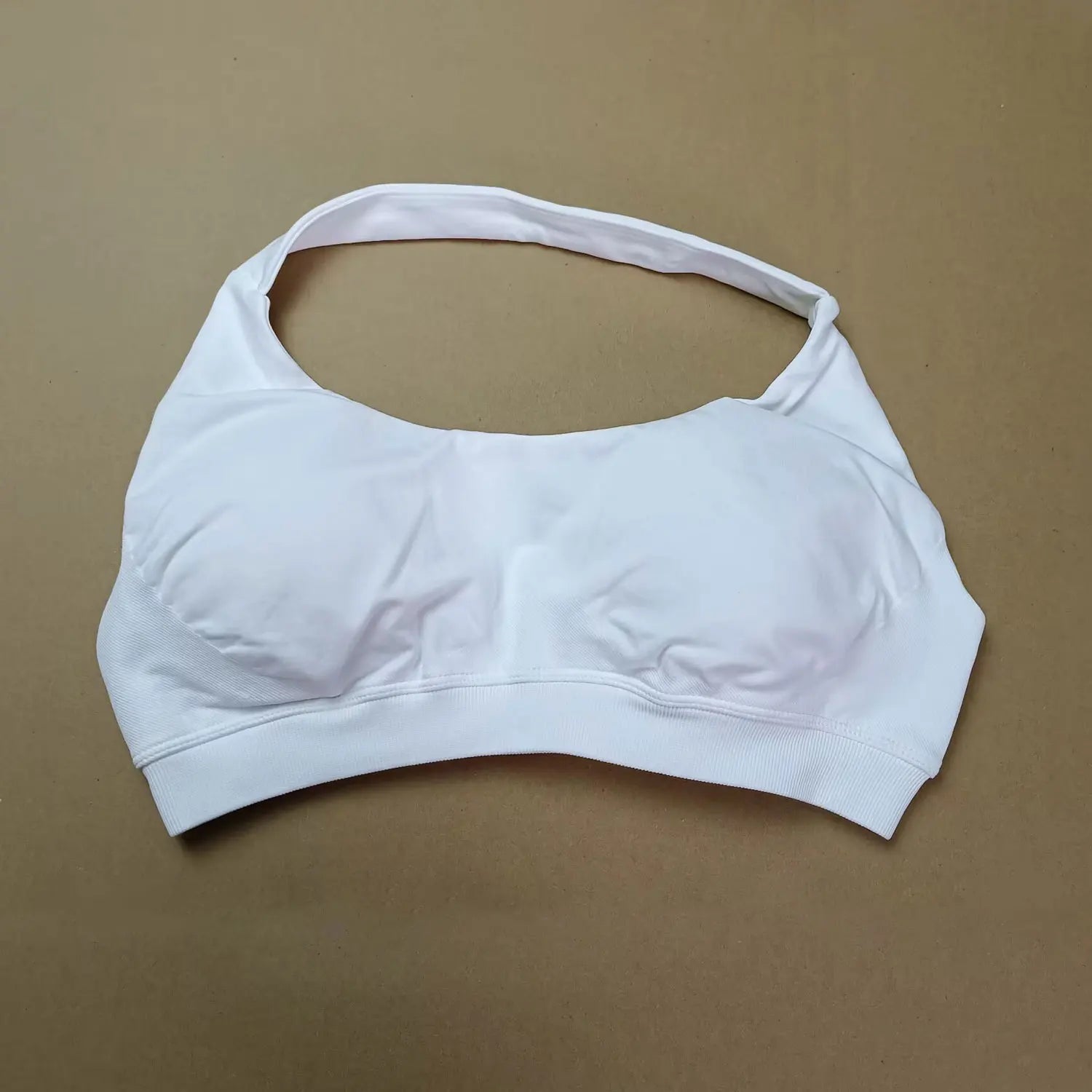 NCLAGEN Impact Sports Bra Women Seamless Halter Top High Support Push-up Open Back Gym wear Fitness Yoga Workout underwear - ATFH