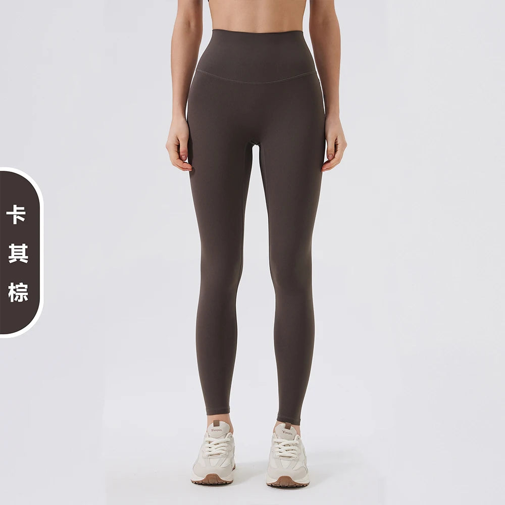 Women Back Waist Pocket High Waist Yoga Legging Women Sport Cropped Pants Butter Athletic Gym Comprehensive Training Jog - ATFH