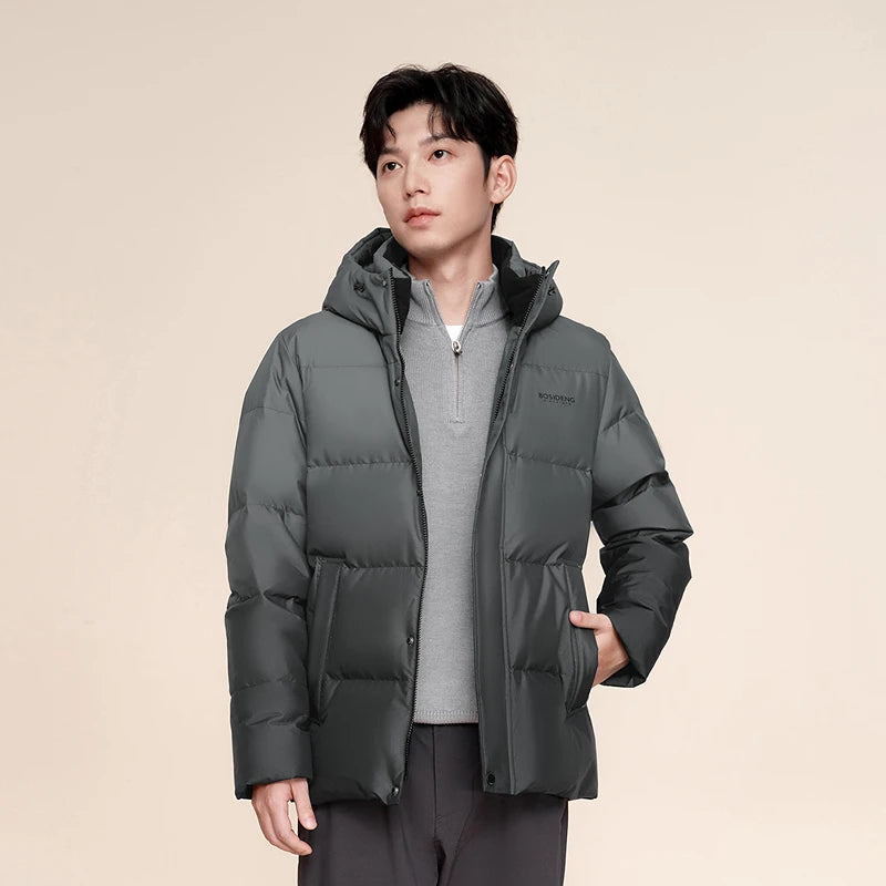 BOSIDENG 90% down jacket for men Winter Jacket Duck Down Jacket thicken warm outwear Puffer Jacket Hooded jacket plus Big size