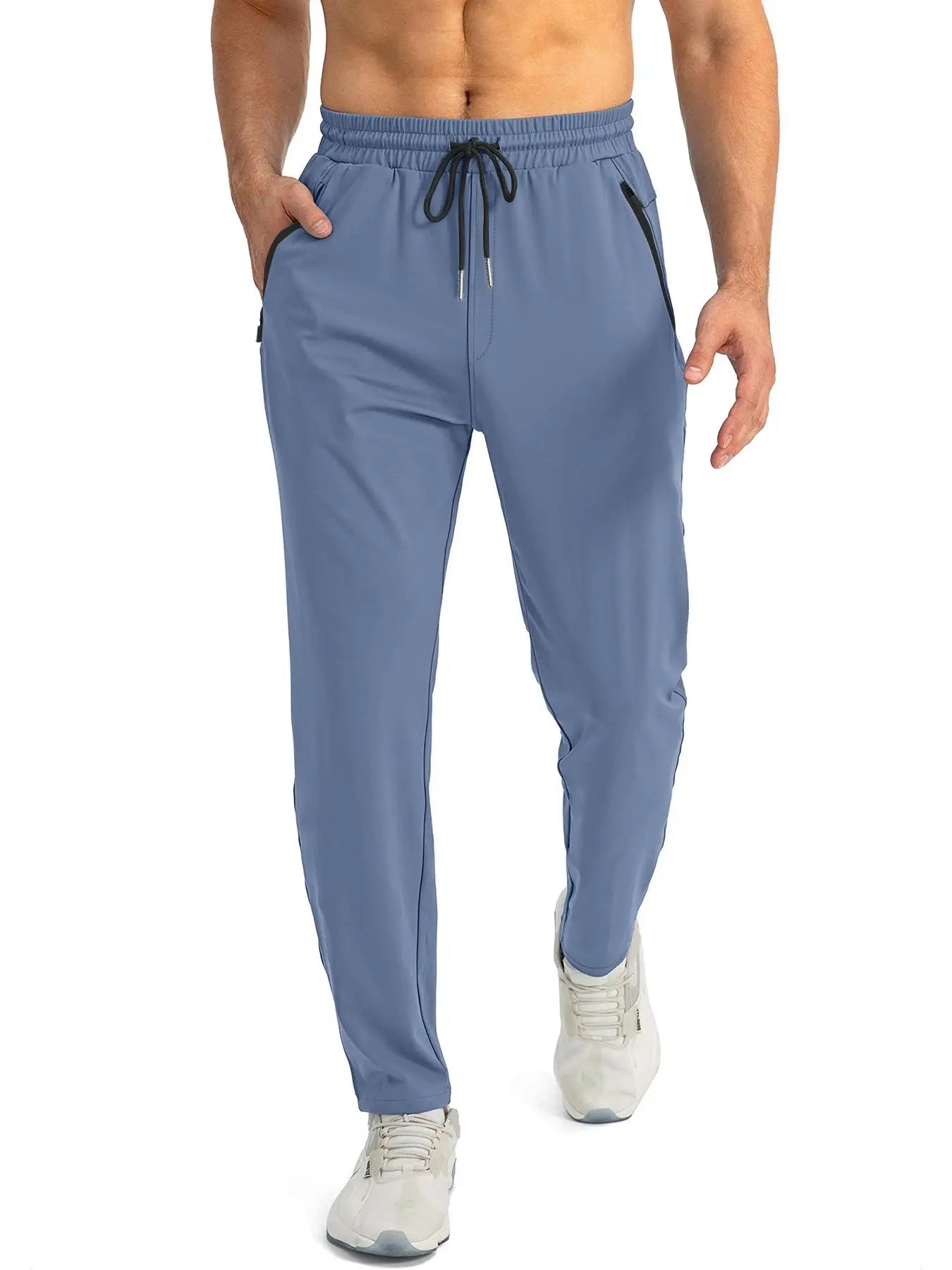 Men's sports pants, quick drying, loose fit, spring and summer running, outdoor casual pants, workwear