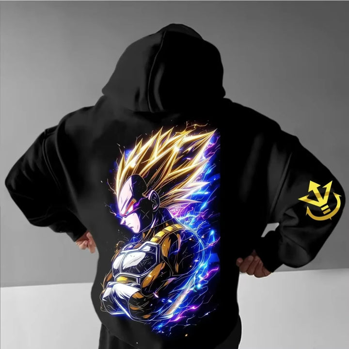 2026 New Dragon Ball Vegeta Printed Hoodie Sweatshirt Men's and Women's Hoodie Men's Tops Sports Hoodie Harajuku Y2K Hoodie - ATFH