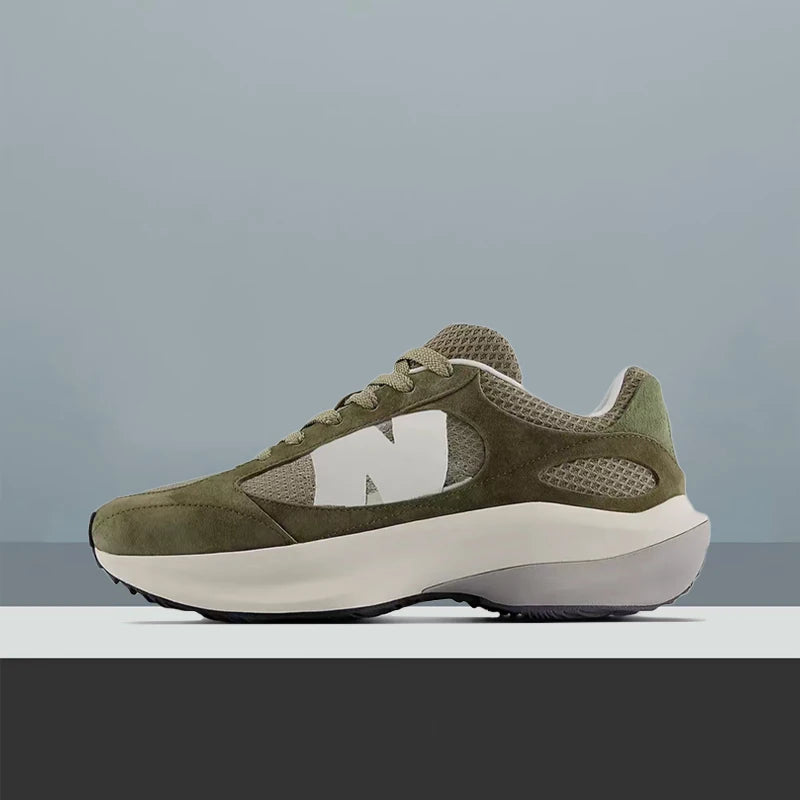 New Balance Warped Runner Retro Stability and Responsive Cushioning Low-Top Running Shoes, Unisex, Army Green UWRPDCCC