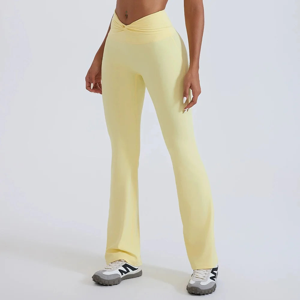 Cloud Hide Yellow Yoga Suit Gym for Woman Fitness Set Sports Tracksuit Bra Top Pants XL Workout Pilates Outfits Running Clothes ATFH