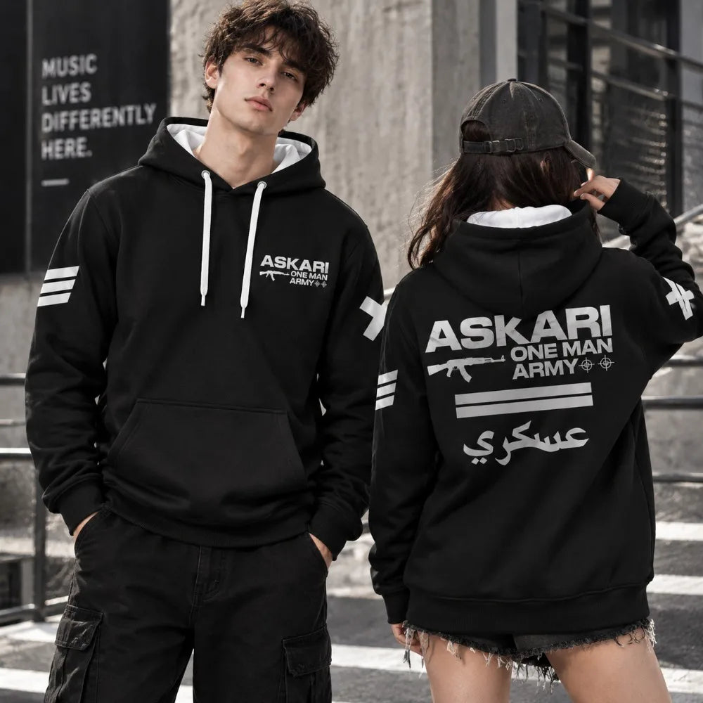 ASKARI Boxing Fighting Male Female Couple Same Style Sports Fitness Hoodie Outdoor Trendy Loose Autumn/Winter Daily Dressing