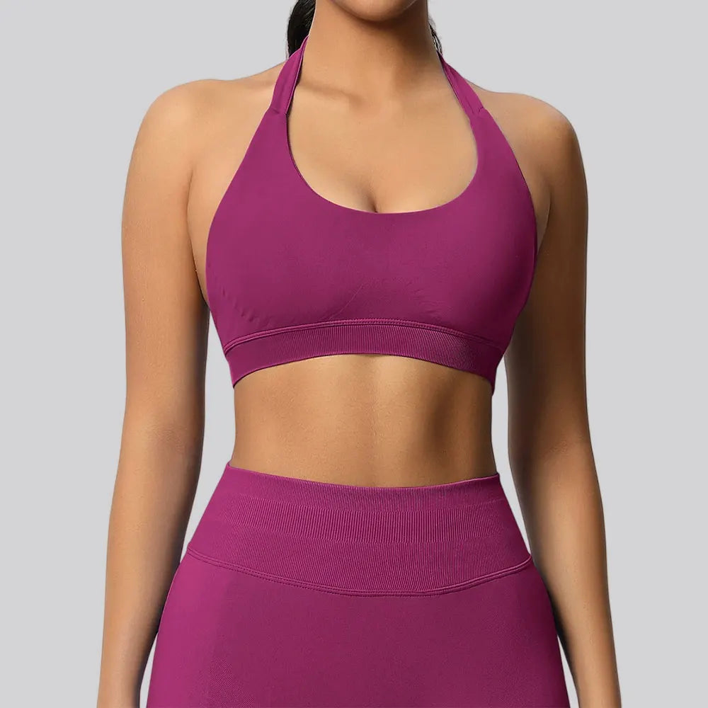 Sports Bra Seamless Workout Tops Gym Fitness Underwear Yoga Bras Sexy Athletic Sport Bra Women Backless Gym Training Crop Top - ATFH