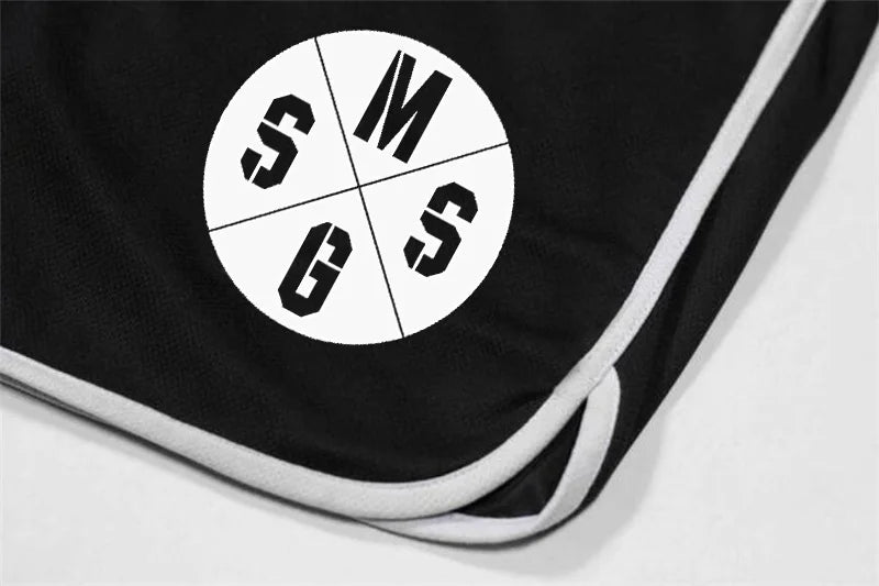 Summer Sports Shorts Breathable  Mesh Men's Drawstring Elastic Pants Running Training Pants Outdoor Fitness Jogging Straight