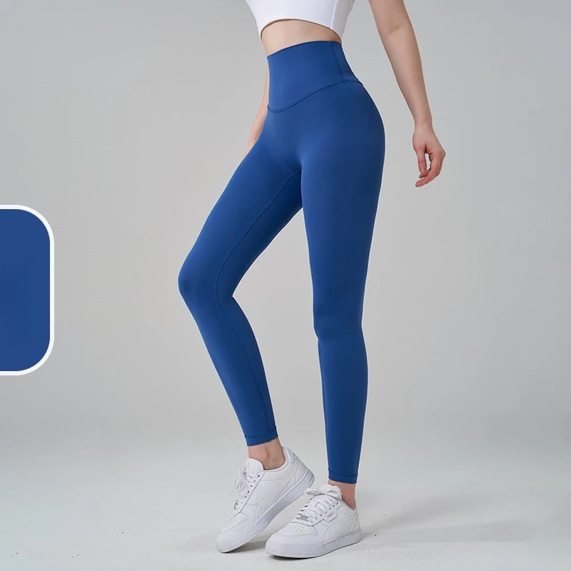 New 35 Colors Naked Feeling Yoga Pants High Waist Seamless Leggings Sport Women Fitness Gym Leggings With Pocket - ATFH