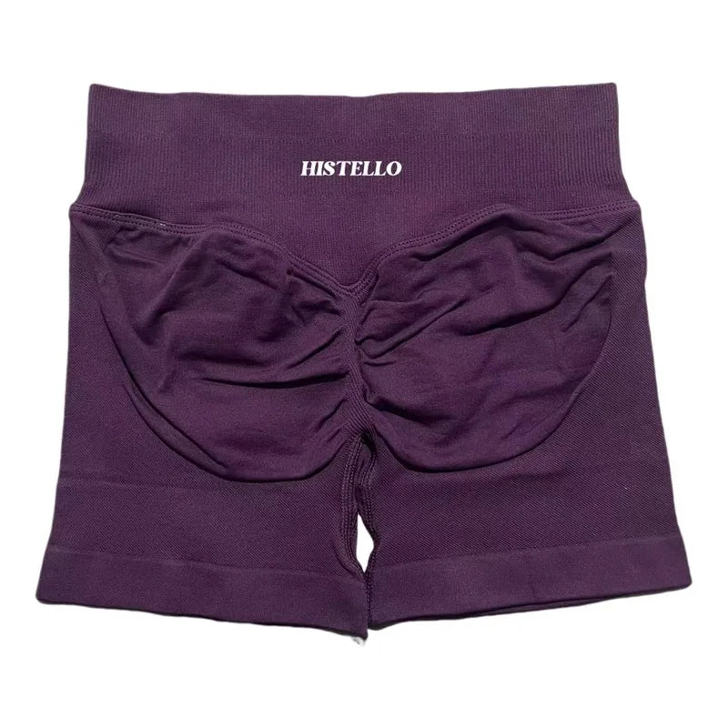 HISTELLO Sports Shorts Df Substitute High Waist Women Yoga Workout Short Seamless Leggings Stretch Fitness Running Gym Shorts Tahsi Fashion House
