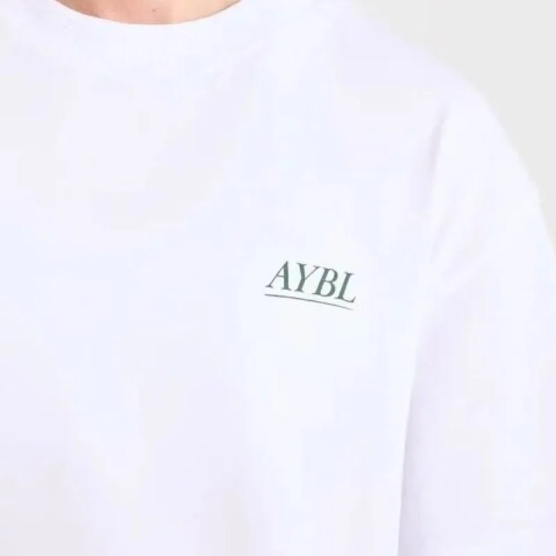 British Loose Fitness Short-Sleeved Sports T-Shirt for Weightlifting, Cardio,Fitness Short Sleeved T-Shirt Crew Neck - ATFH