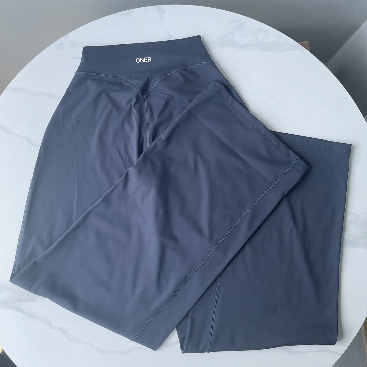 Flared Leggings Straight Leg Leggings Woman Wide-leg Pants Yoga Breathable Fitness Clothing Versatile Casual Pants ATFH