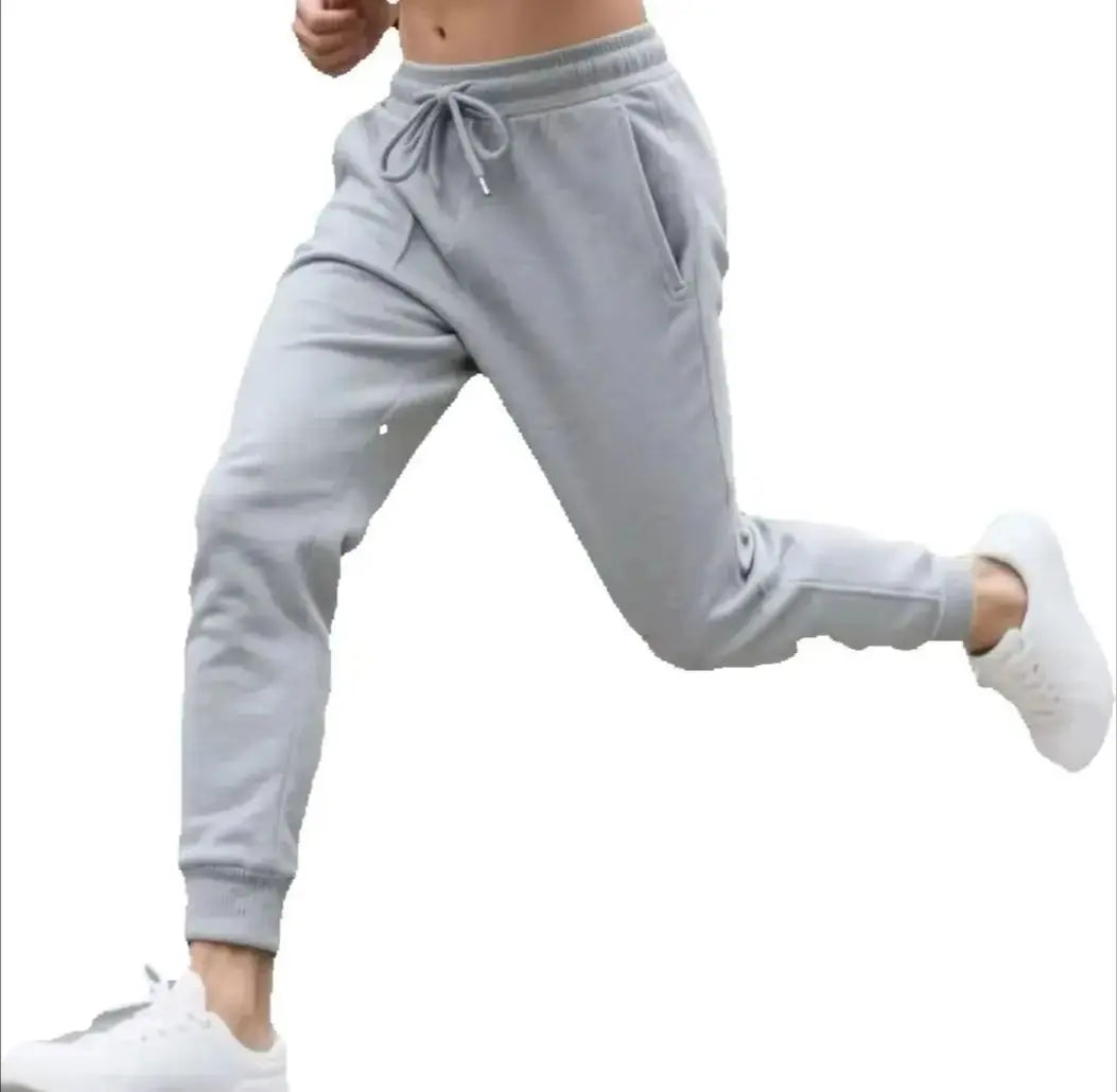 026 Men's casual pants, spring and autumn sports thin sweatpants, men's running and jogging fashionable solid color sports pants