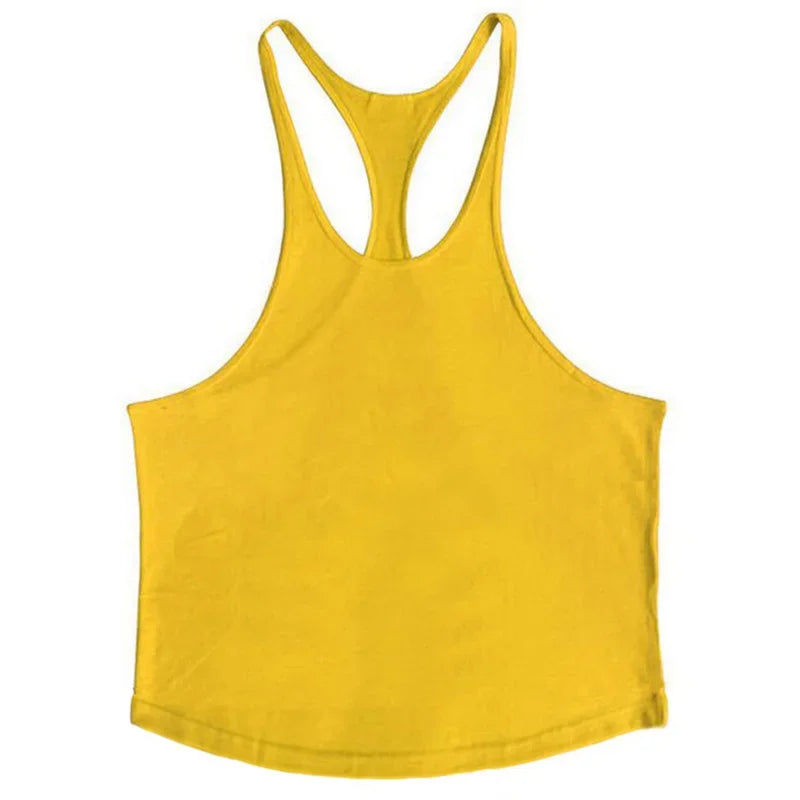 DIY Logo Photo Name Design Customized Summer Fitness Mens Gym Clothing Bodybuilding Stringer Tank Top Cotton Sleeveless Shirt