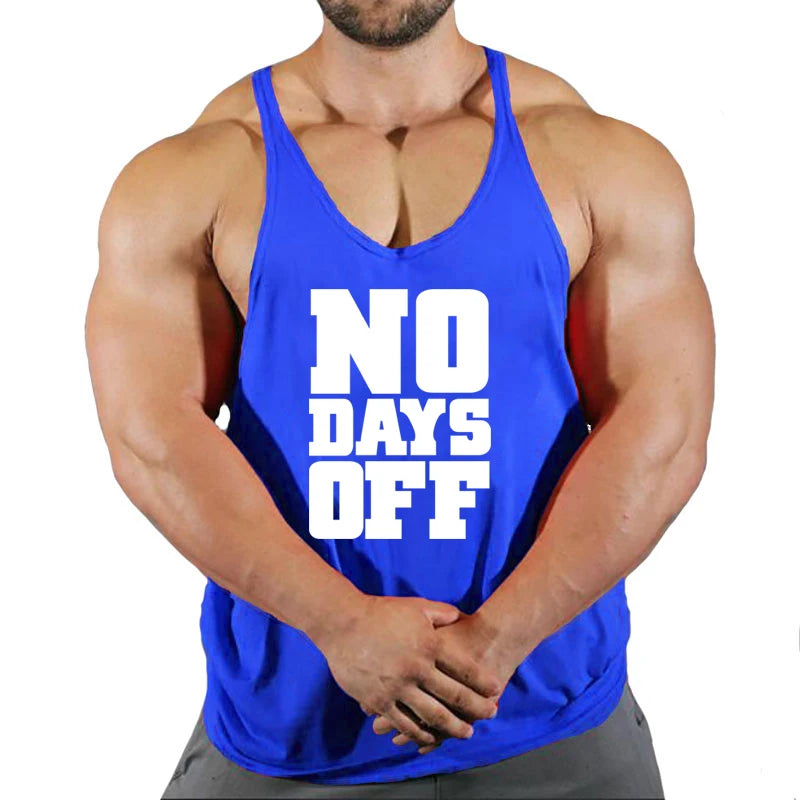Summer Y Back Gym Stringer Tank Top Men Cotton Clothing Bodybuilding Sleeveless Shirt Fitness Vest Muscle Singlets Workout Tank