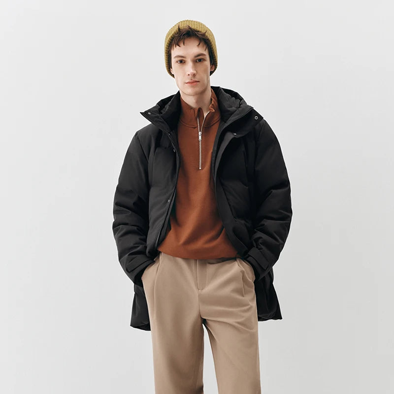Semir Men Down Jacket Water Repellent 2026 New Winter Daily Wear Urban Casual Style Cold Weather Layering Everyday Wardrobe