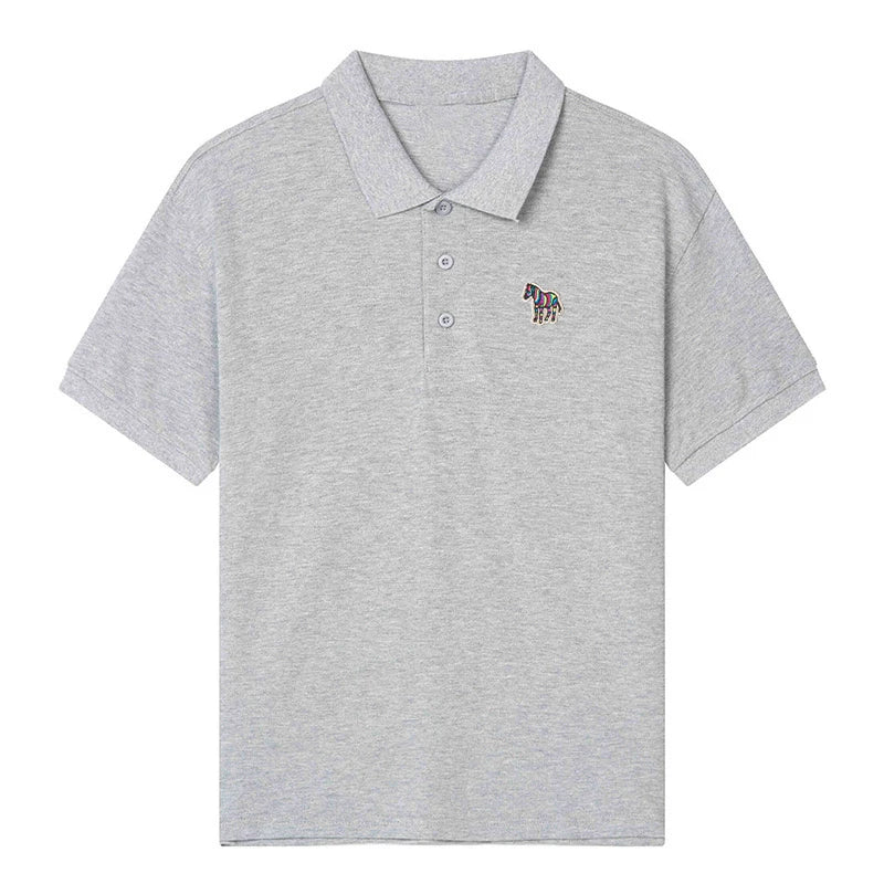 Hot Sales New Men's Women Quality Polo Shirt Little Cartoon Embroidery T-shirt Cotton Comfortable Short Sleeve Summer Tees Tops
