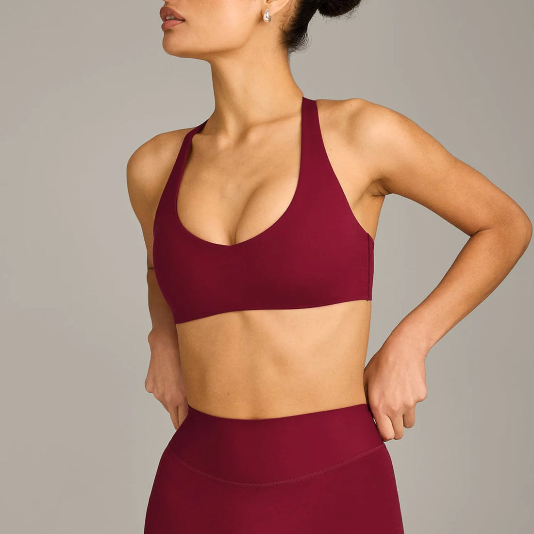 Hearuisavy Summer Sports Bra Women High Impact Running Sweatproof Fitness Bra Push Up Shockproof Yoga Brassiere Workout Top Gym - ATFH